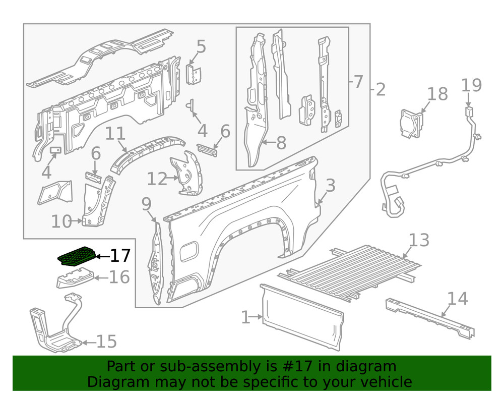 Genuine GM Step Pad 84656456