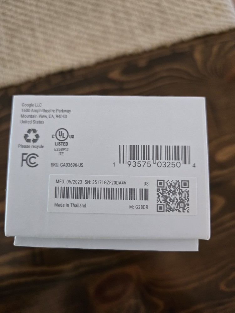 Google Nest Doorbell, Wired - Ash