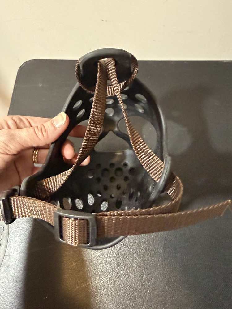 Dog Muzzle Black -Rubber/Silicone