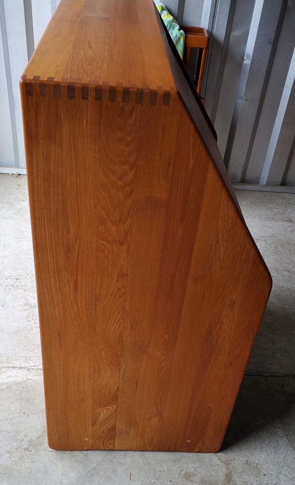 Danish Modern Roll Top Desk Langeskov Mobelfabrik
