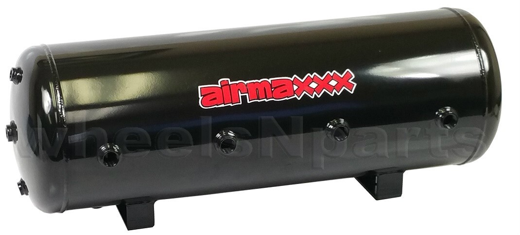 8 Gallon Steel Air Tank 9 Port Air Suspension Train Horn Air Ride Kit