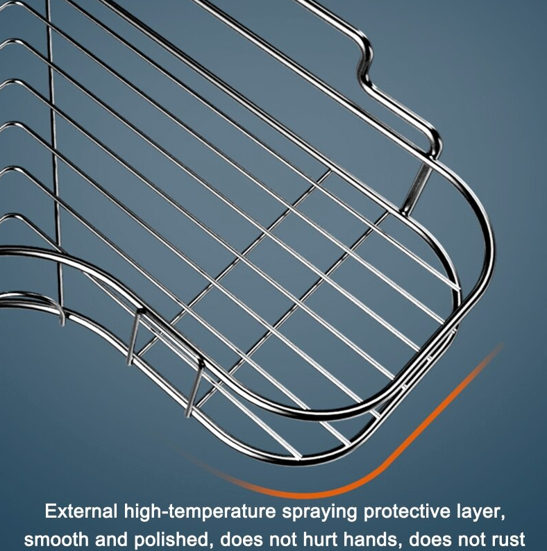 Shower Caddy Shelf Bathroom Corner Bath Storage Holder Organizer Triangular Rack