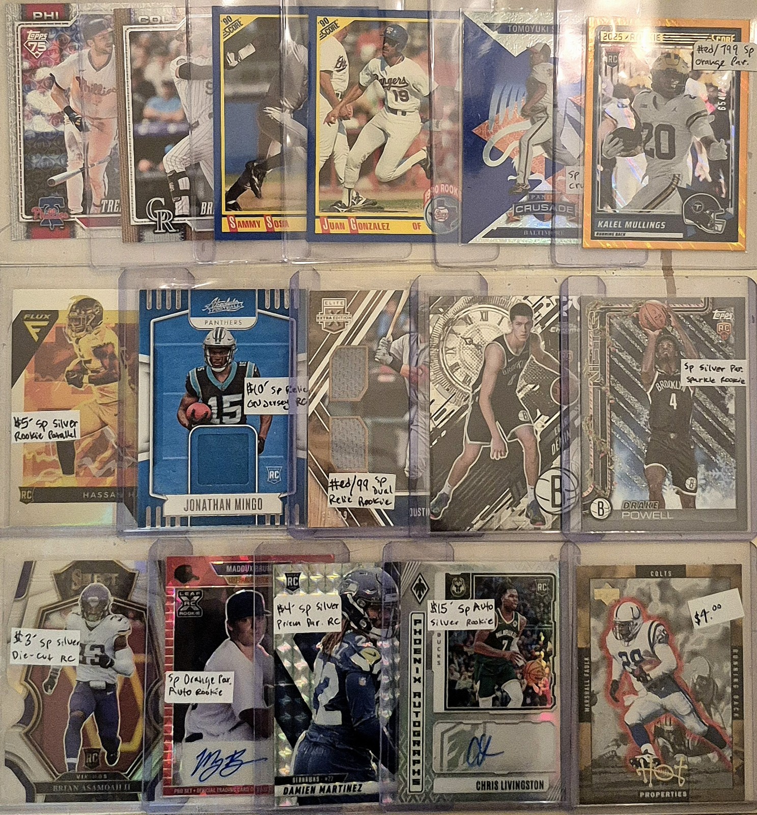 SPORT CARD COLLECTION PSA SP AUTO #ED PAR. RELIC GU JERSEY ROOKIE JORDAN RC LOT