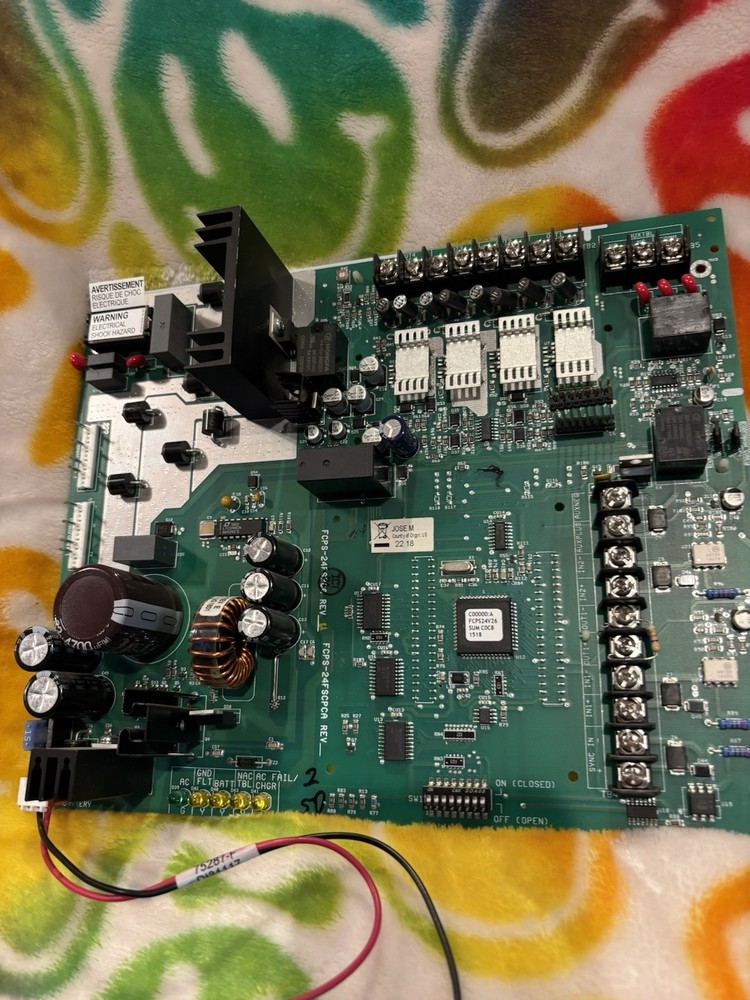 FCPS-24FSPCA Rev U Controller PCB Board Fully Tested