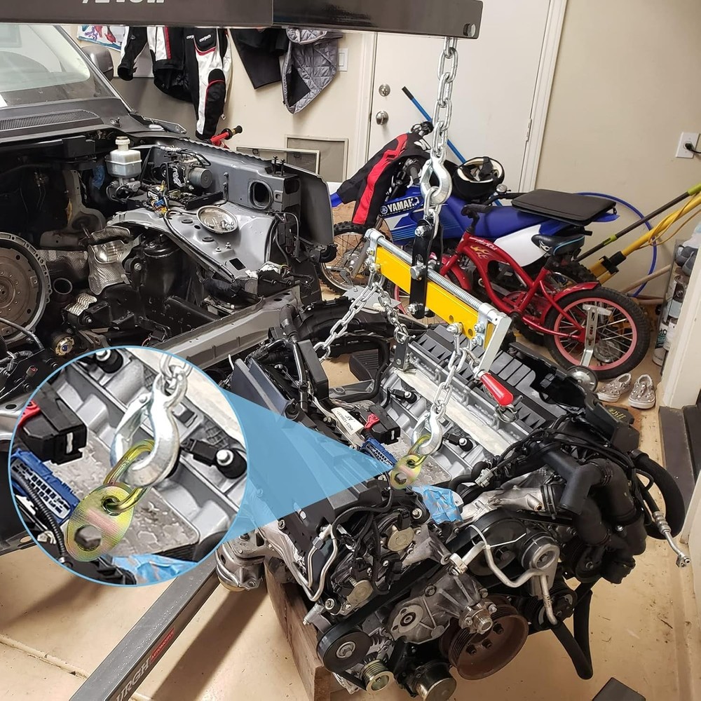 7100 Engine Lifting Bracket Set,5,500 lb Capacity Engine Lift Bracket Kit for...