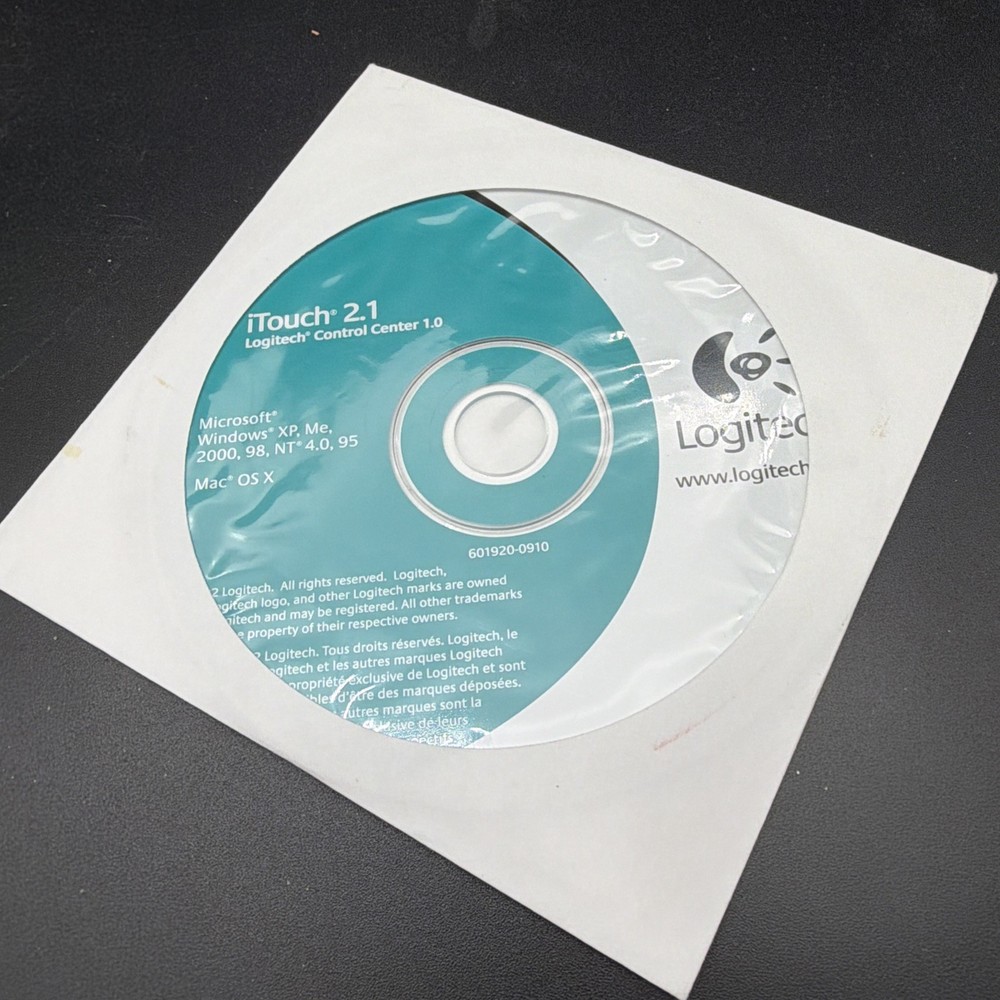 Logitech iTouch 2.1 Mouse Software Drivers Windows XP cd mac