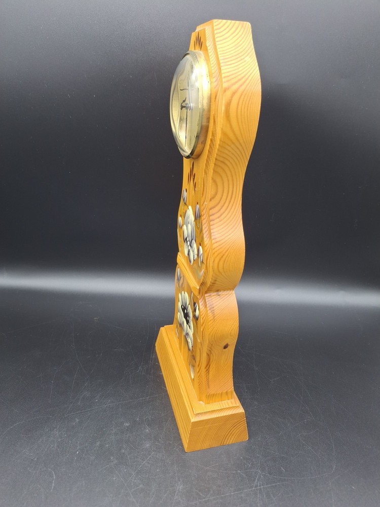 Miniature Swedish Mora Dala floor clock .