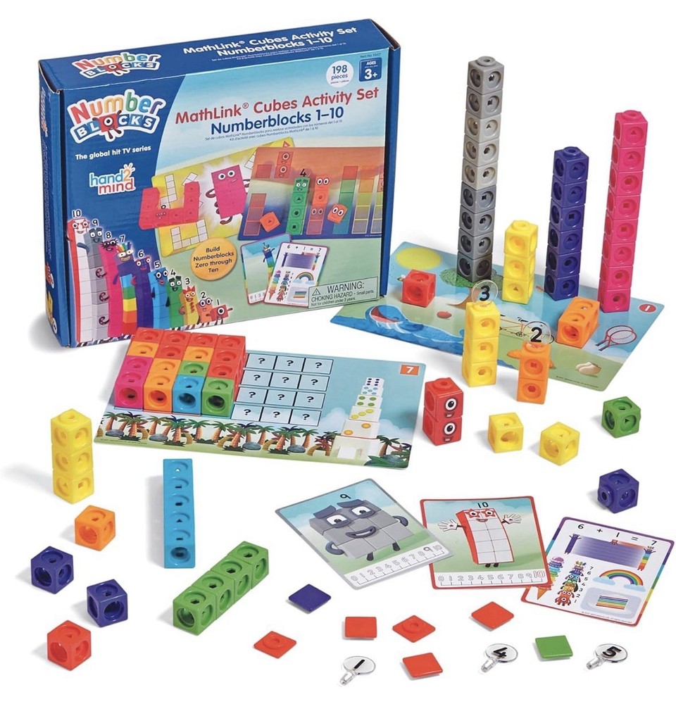 Mathlink Cubes Numberblocks 1-10 Activity Set Math Games Learning Homeschool NEW