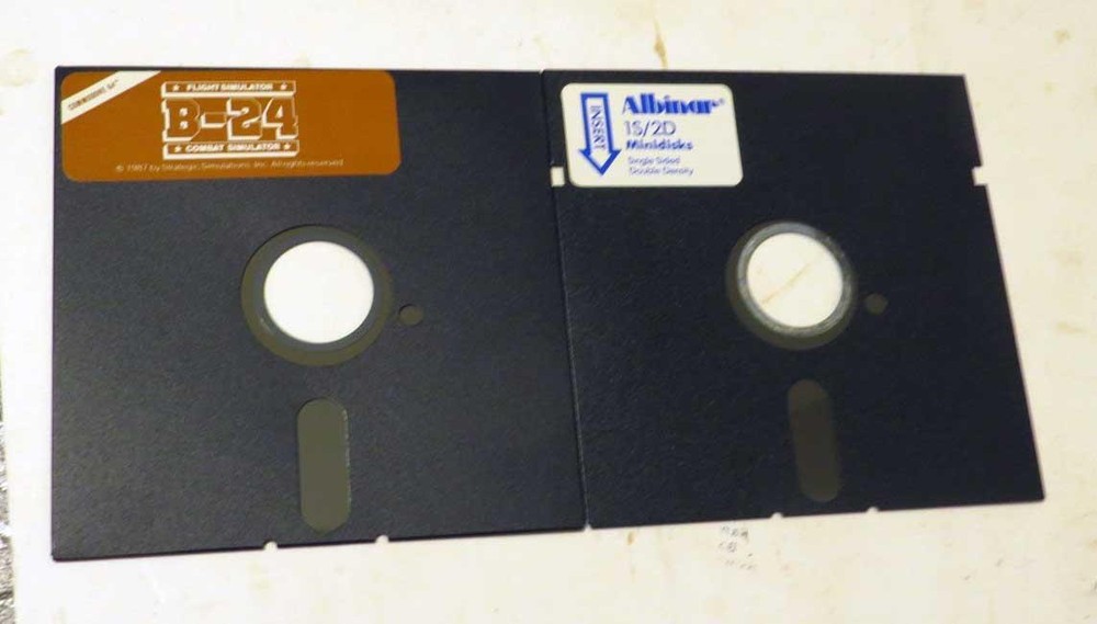 B-24 Flight Simulator Combat Simulator by SSI (1987) Commodore 64/128 Complete