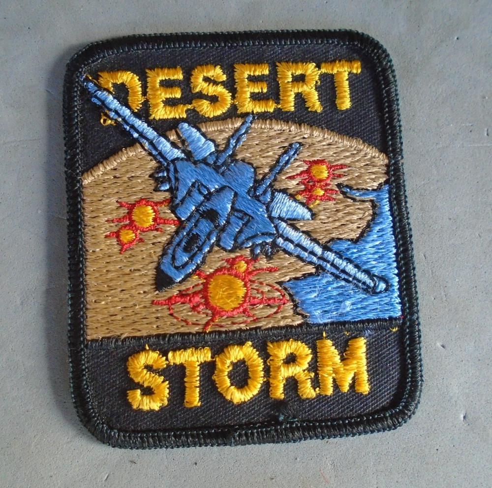 Desert Storm patch with jet