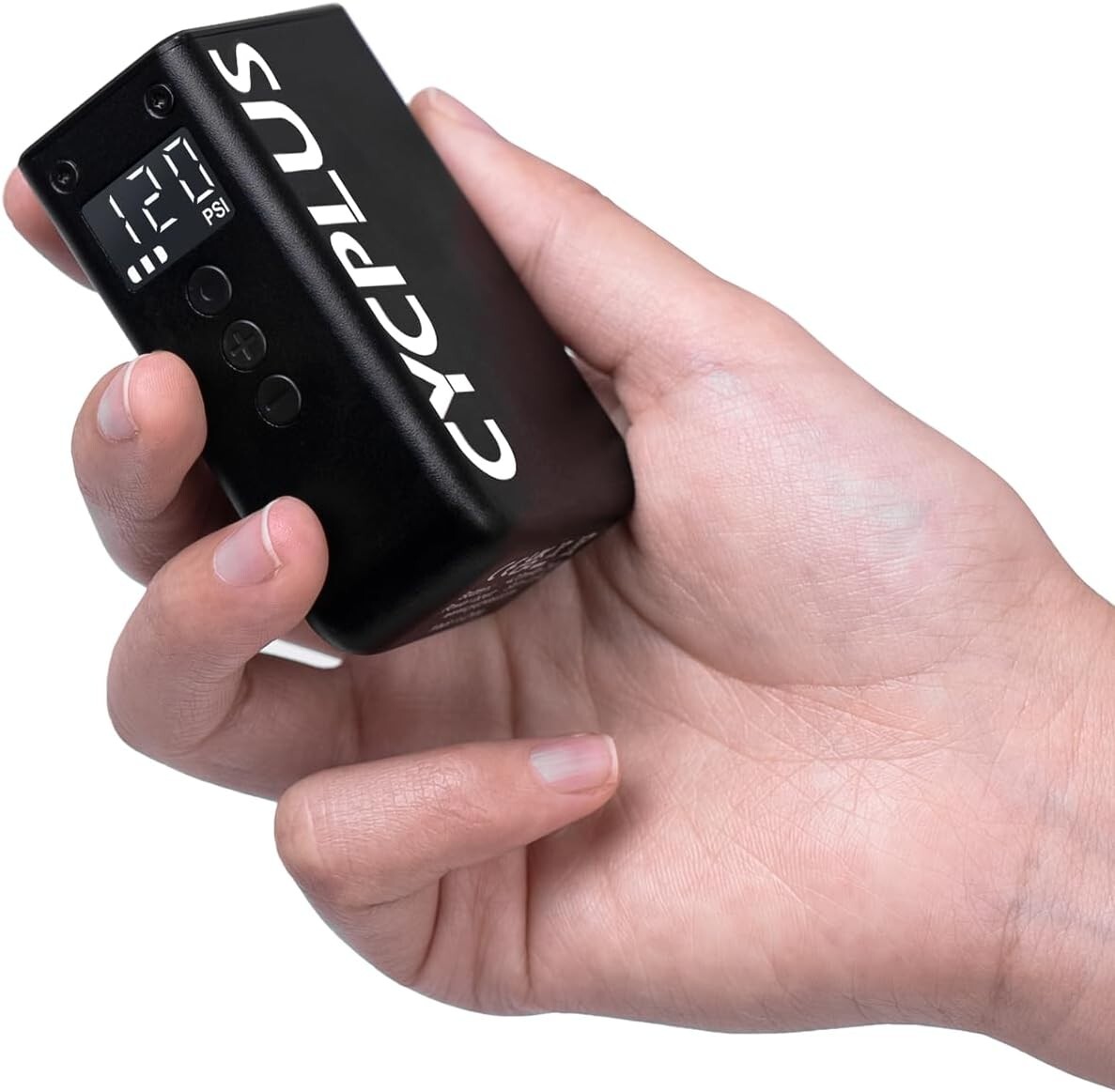 CYCPLUS AS2Pro 120PSI Electric Portable Mini Bike Pump  with Gauge - open box