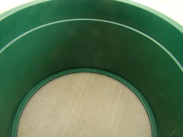 Stackable Plastic Sieve / Screen Kit 4 screens Classifying 10-20-30-40 Mesh-Gold