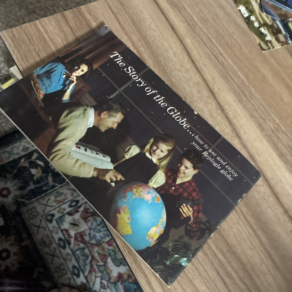 Vintage Replogle World Globe Booklet B159