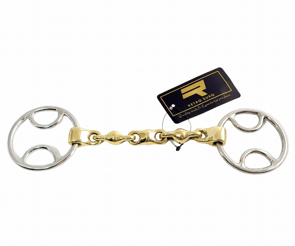 Loop Ring Wilkie Waterford Bit - Loop Ring Waterford Bevel Bit.
