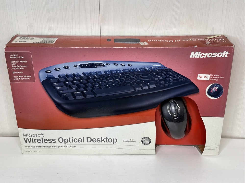 Microsoft Wireless Optical Desktop Keyboard Mouse  1006 1008  1010PC MAC