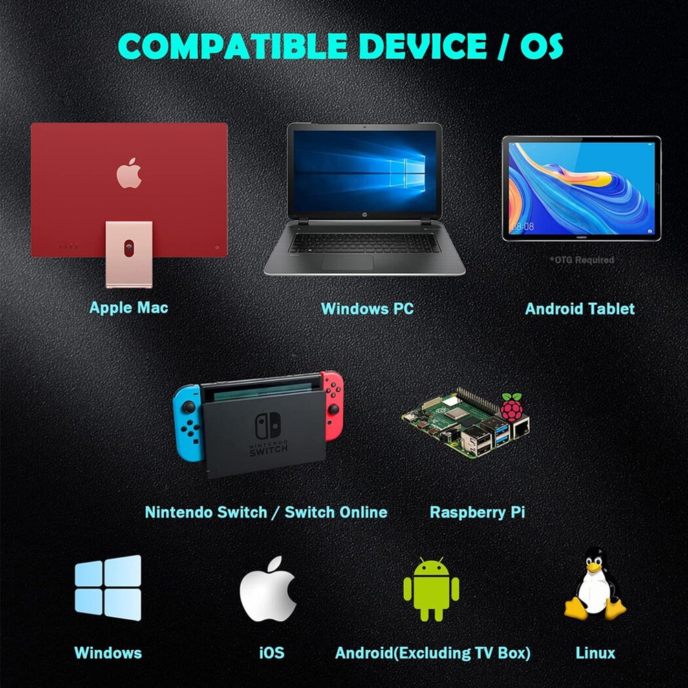 2.4 GHz Wireless N64 Controller for Windows PC MAC Linux Raspberry Pi Switch NSO