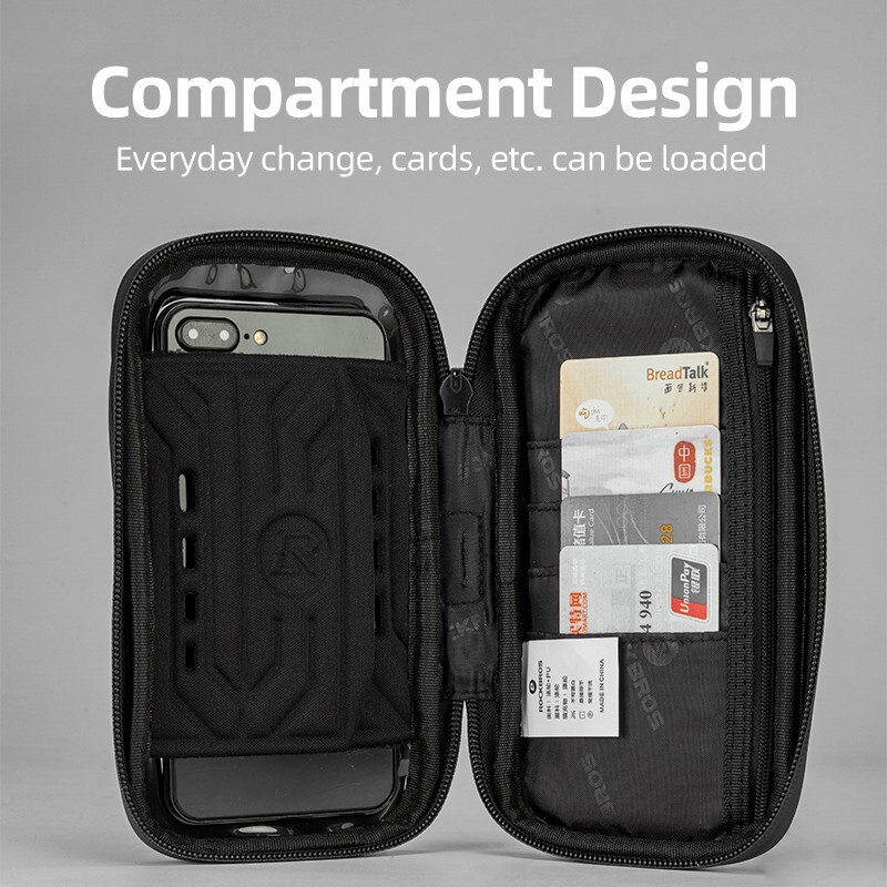 360 Rotation Motorcycle Bicycle Bike Handlebar Cell Phone Mount Holder Bag Case