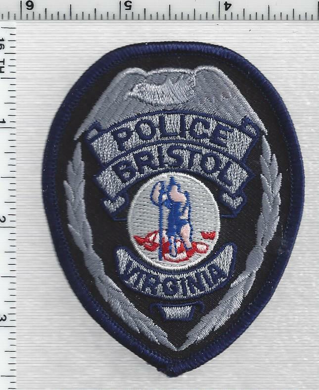 Bristol Police  (Virginia) 2nd Issue Cap/Hat Patch