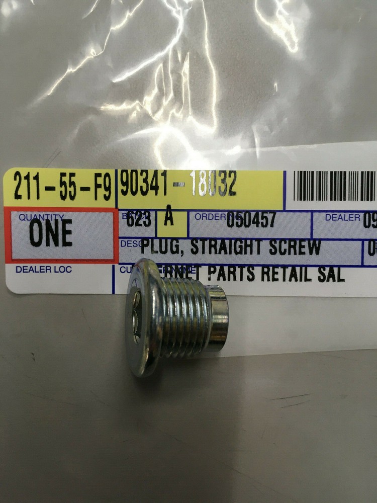 OEM Toyota Front Differential Fill Plug Fits Multiple Vehicles