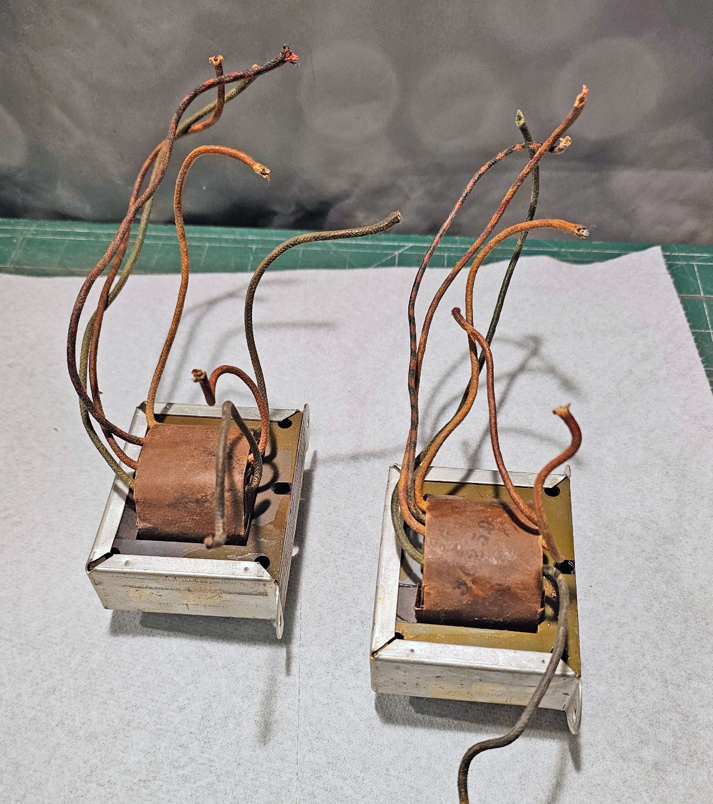 1 Pair - 6L6 Audio Output Transformers - 18451 - From Wurlitzer Organ Amp 6144