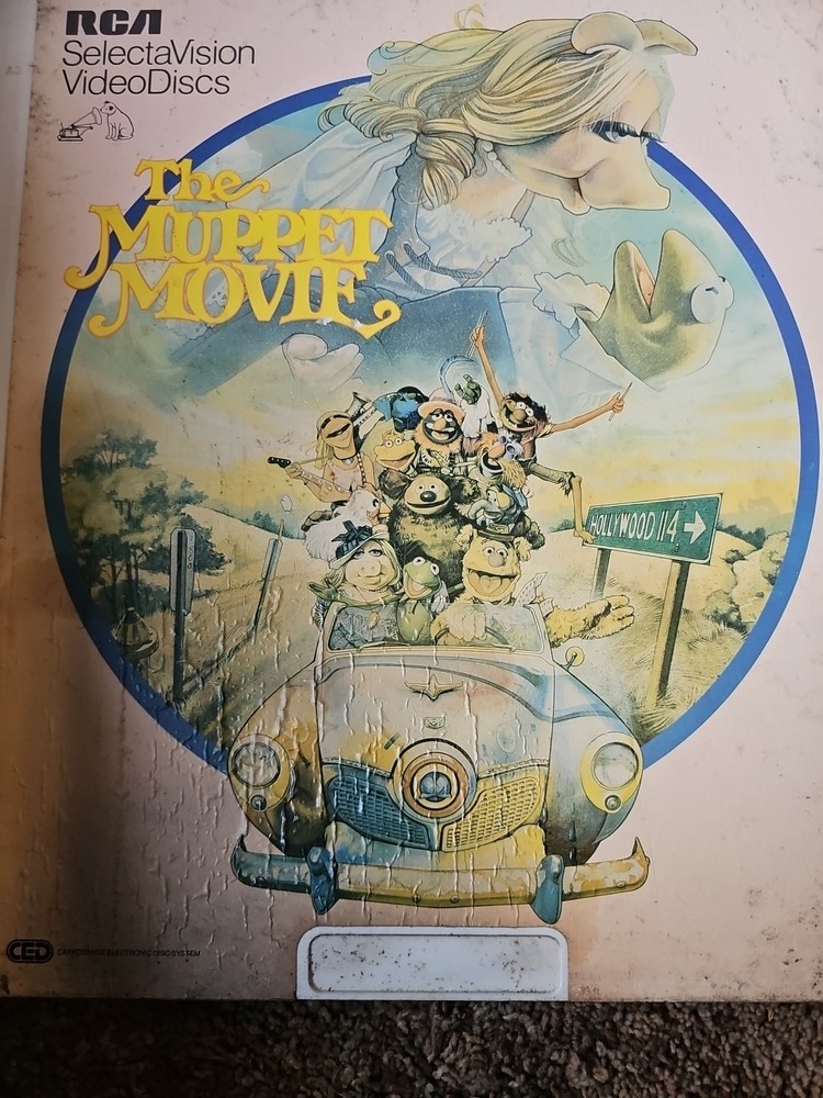 The Muppet Movie 1979 RCA SelectaVision Disc Capacitance Electronic Disc