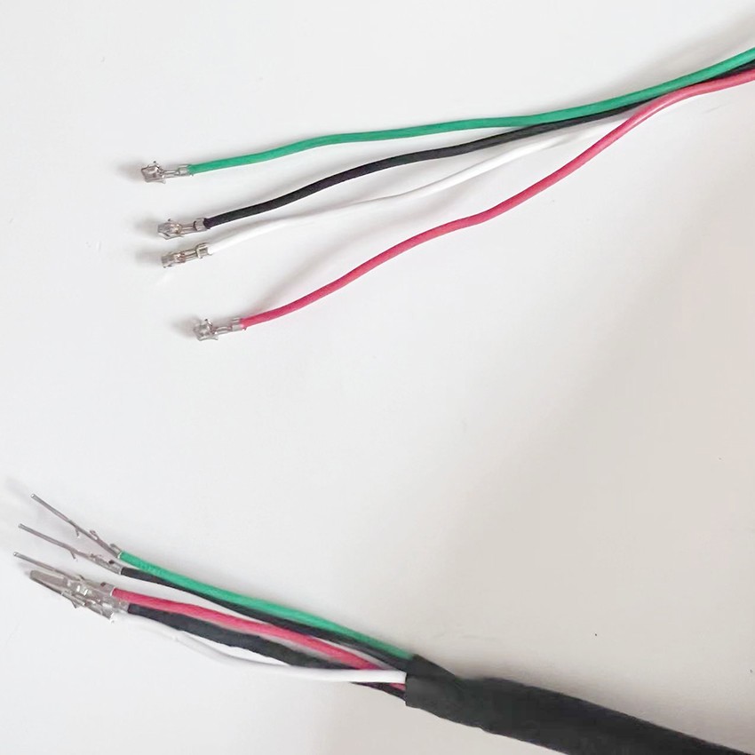 Microphone Spring-wired Microphone Cable with Internal Wires Swing Cable for LR