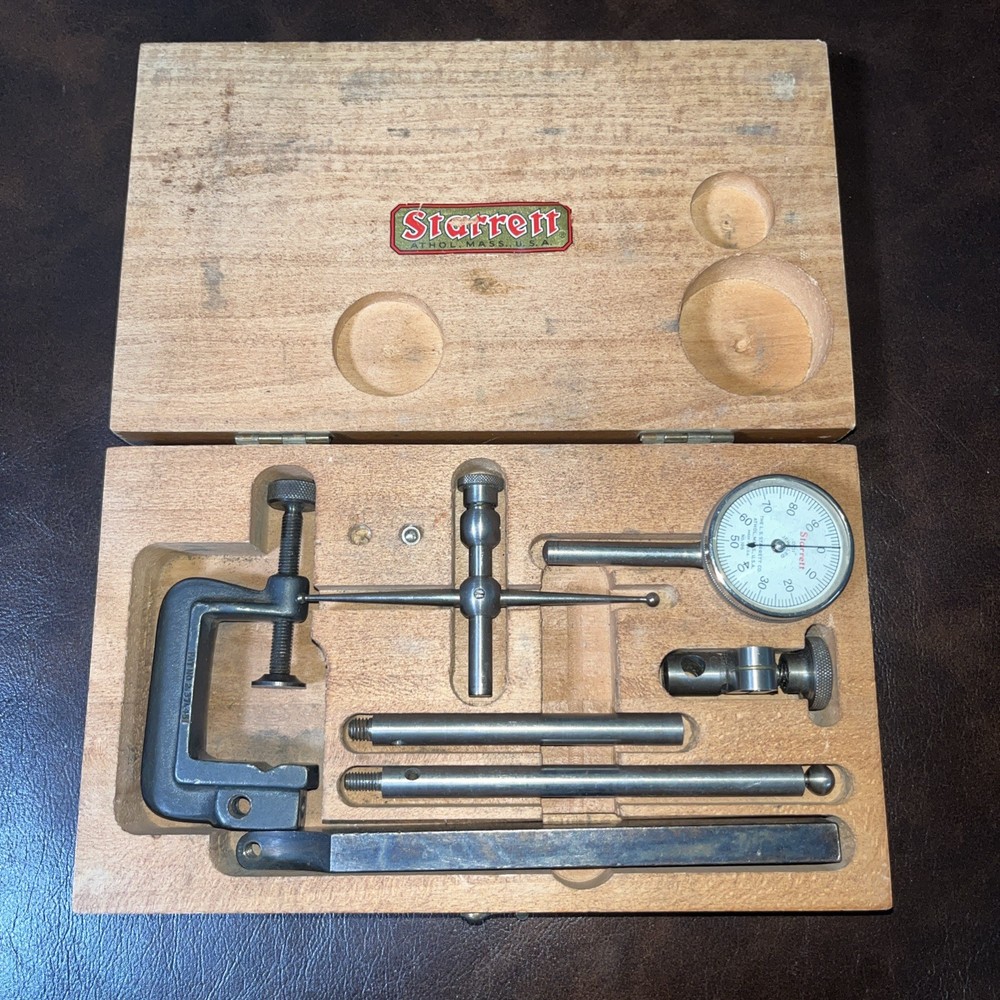 Starrett #196 Plunger Back Indicator Set