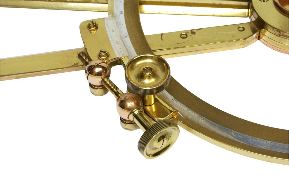 Antique Compass Station Pointer, Navigation Tool, London, Naval, Victorian 1890s