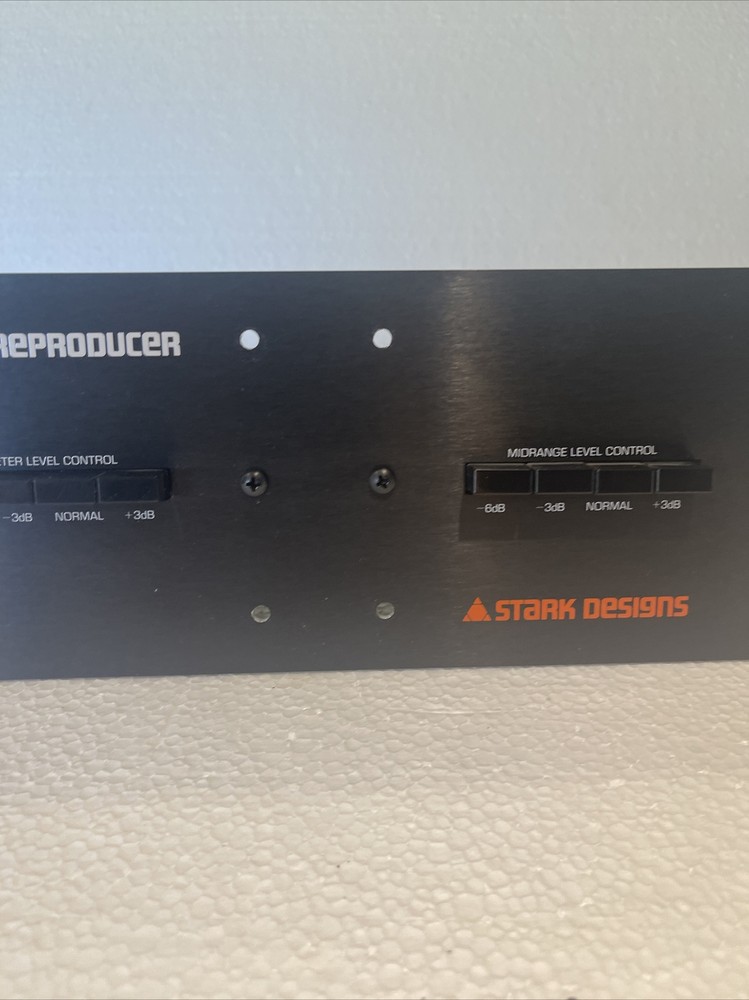 Stark designs sr-1 tweeter level control