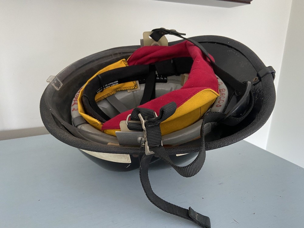 Black Firefighter Helmet