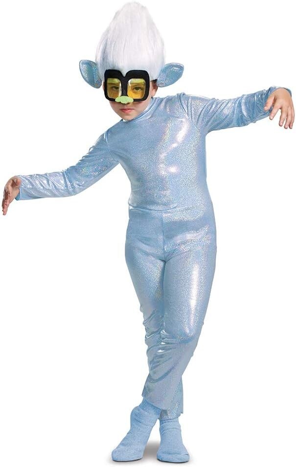 Trolls Tiny Diamond Halloween Child Costume with Headpiece