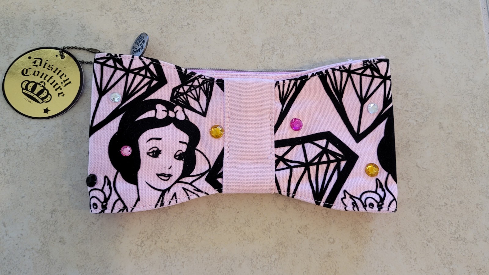 Disney Parks Disney Couture Snow White Clutch Wallet Purse Makeup Bag By Loop