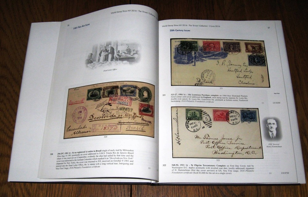 World Stamp Show NY 2016 Auction The 'Erivan' Collection book