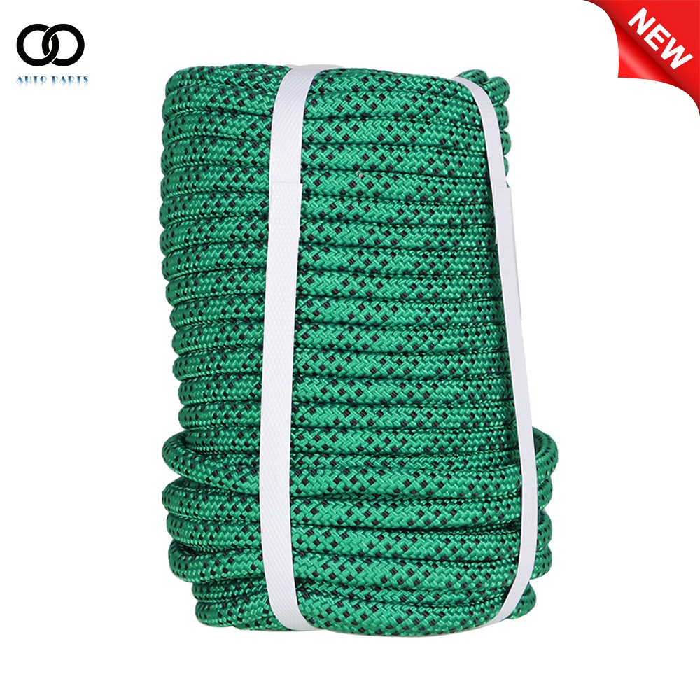 3/8" × 100' Rope Braided Polyest Rope Rope 3520Lbs High Strong Pulling