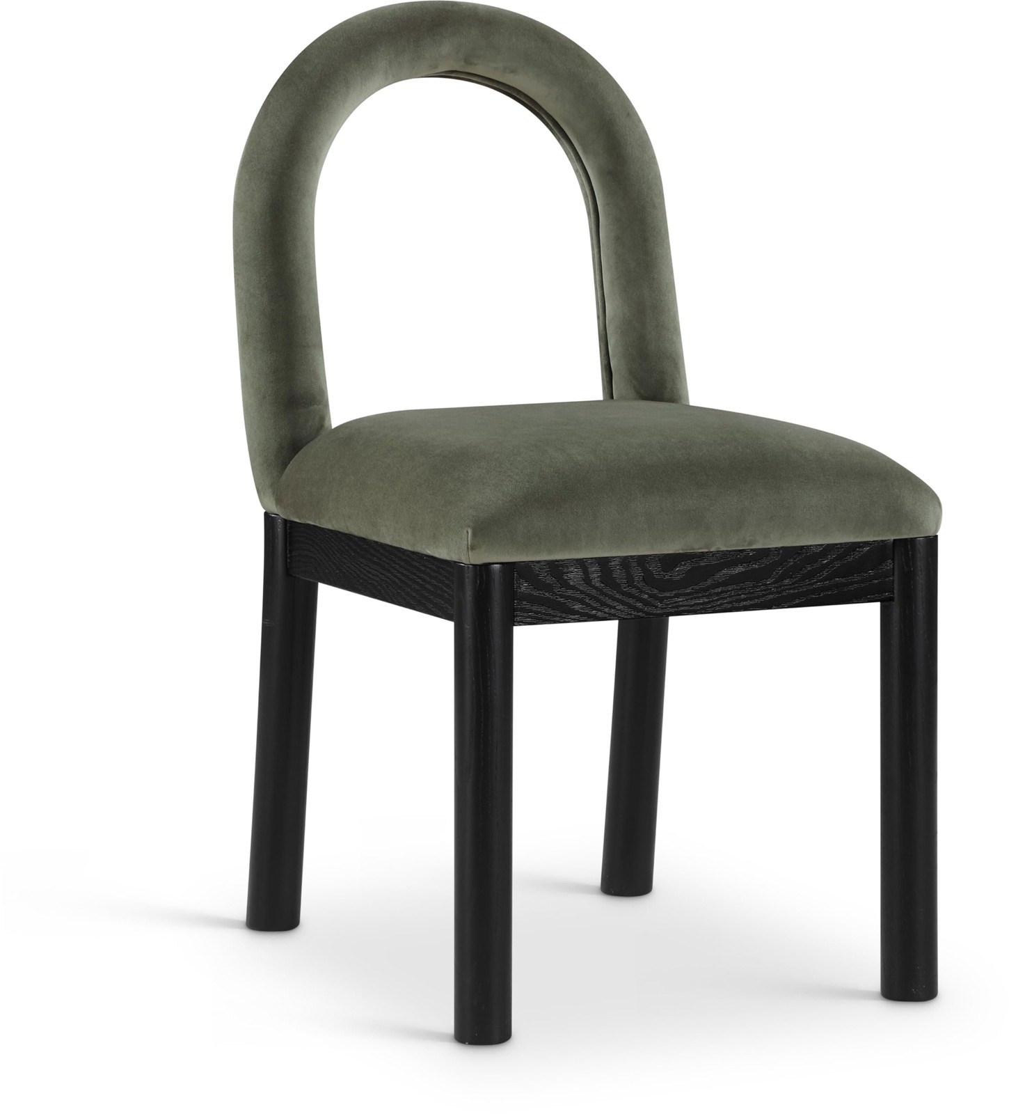 Meridian Furniture 11008Green-C Conrad Collection Art Deco Dining Chair