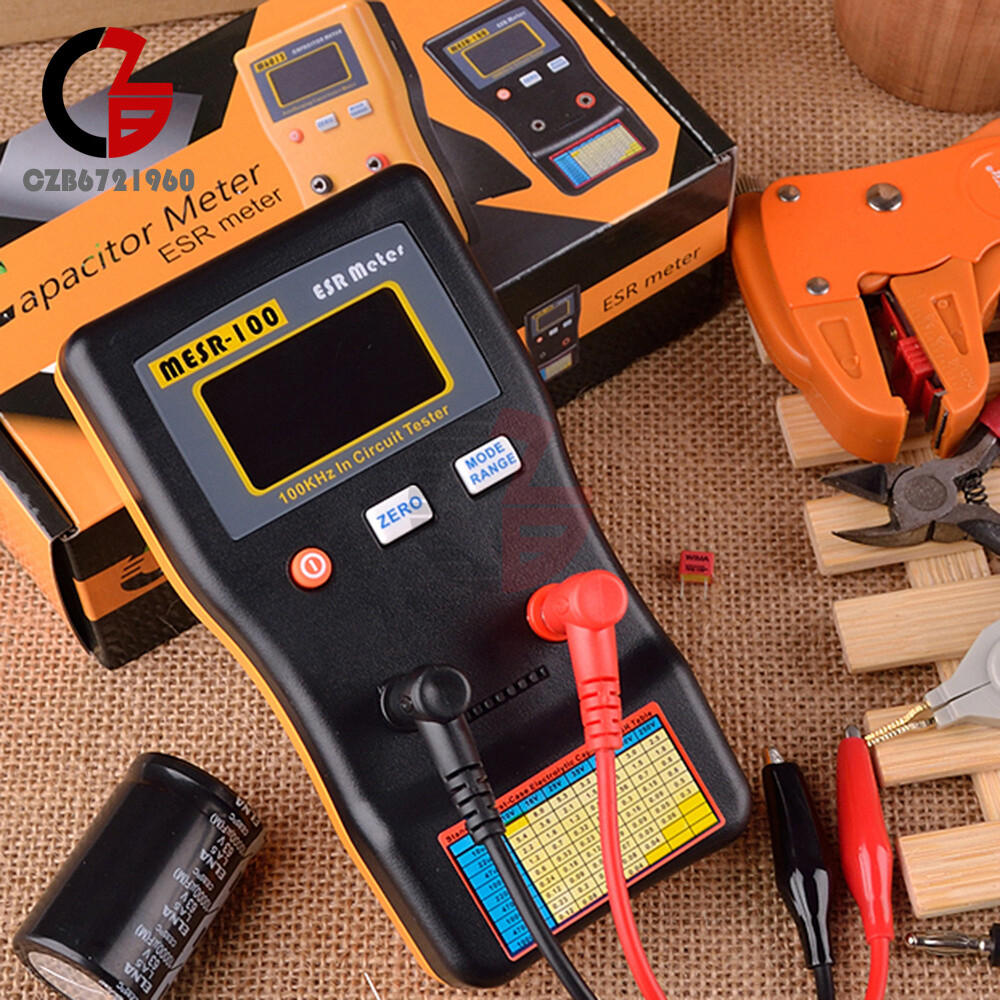 MESR-100 ESR Capacitance Ohm Meter Capacitance Internal Resistance Circuit Test