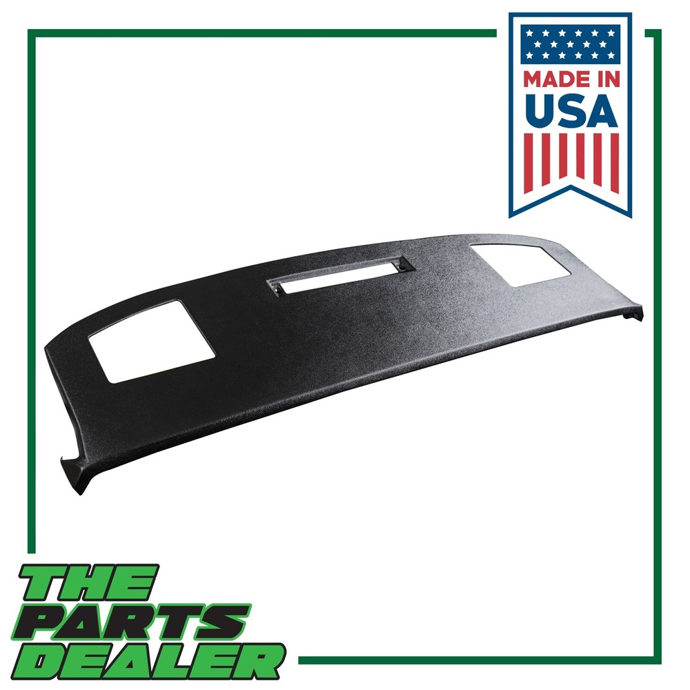 Molded Plastic Dash Cover Cap Overlay for 84-89 C4 Corvette in Black