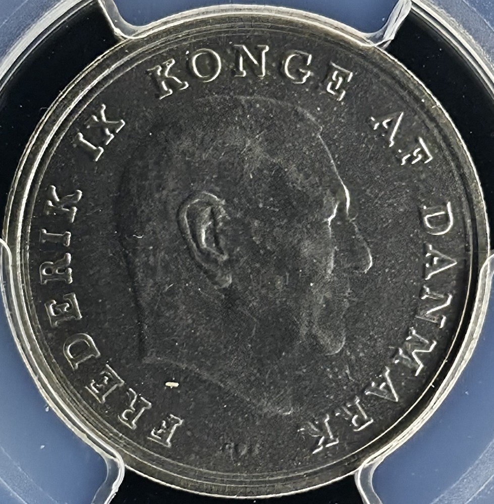 1965 Denmark Frederik IX Krone | PCGS MS62