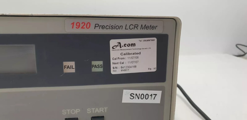 QuadTech IET 1920 Precision LCR Meter Tested basic functionality 20 Hz to 1 MHz