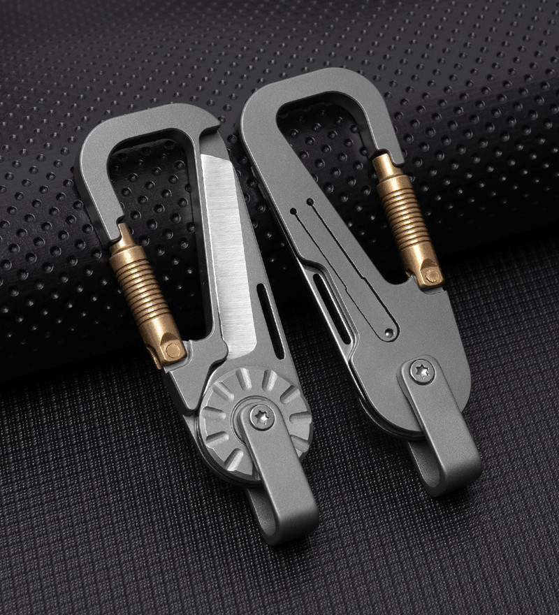 New Folding Keychain Tool – Compact EDC Outdoor Multi-Purpose Implement