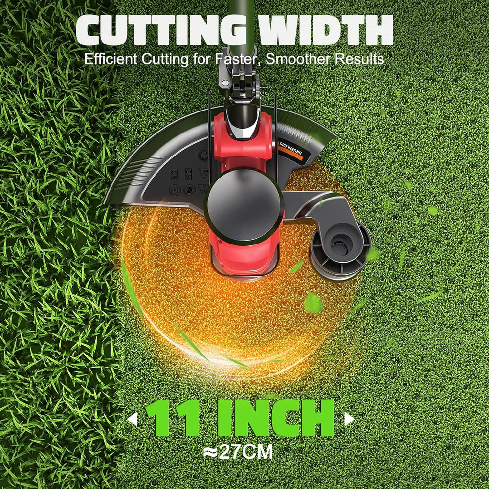 Cordless String Trimmer Compatible with Milwaukee 18V (Tool Only), Weed Eater wi