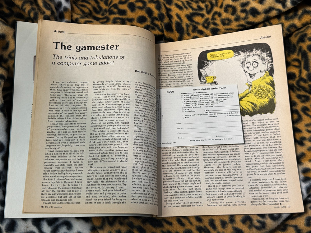 80 US the TRS-80 Users Journal June 1982