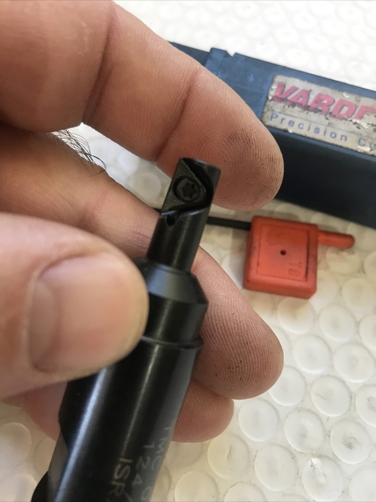 VARGUS INDEXABLE CARBIDE INSERT THREAD MILL CNC MILLING CUTTER 3/4” Vardex