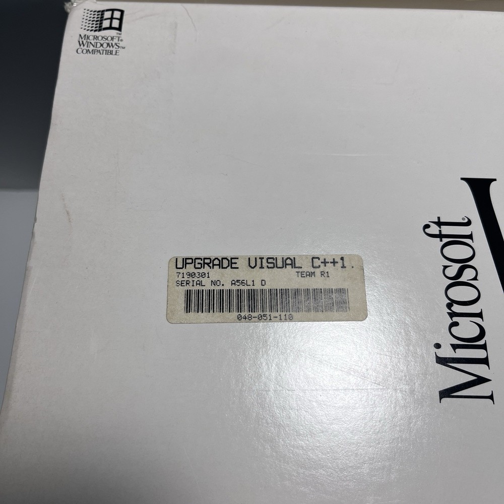 1993 MICROSOFT VISUAL C++ PROFESSIONAL EDITION BOOK SET SEALED DISKS