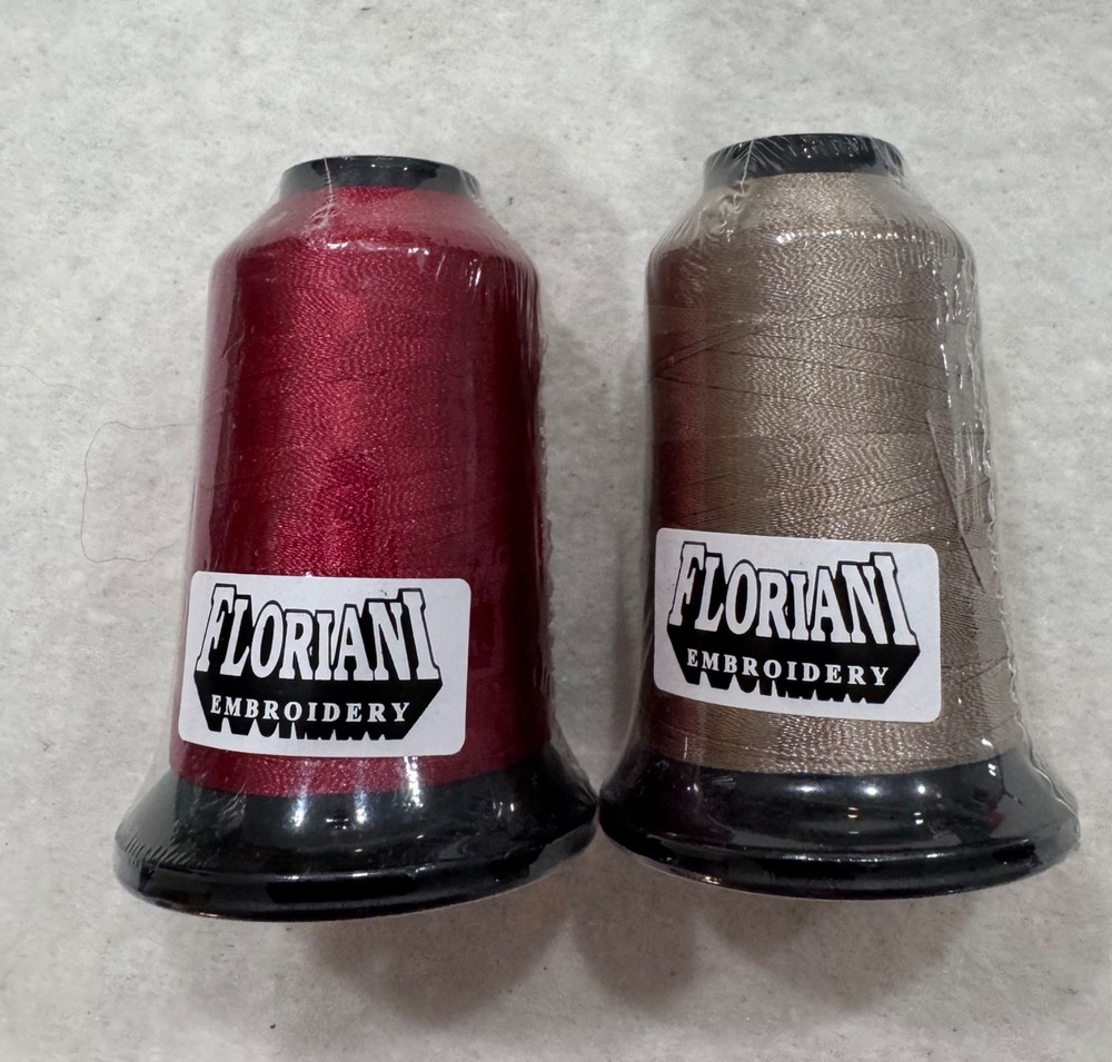 Floriani Embroidery Thread 10 New Spools Polyester Multiple Colors
