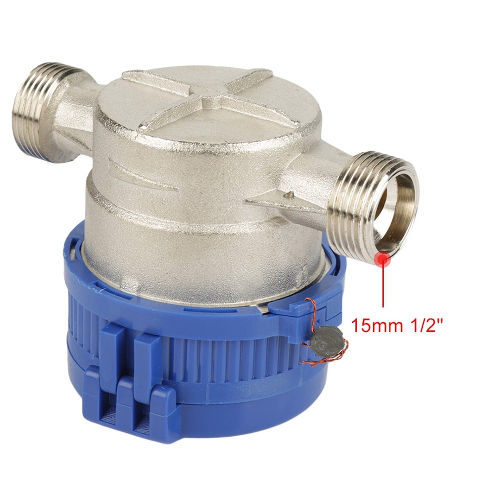 1/2 Inch Cold Water Meter With Protective Cover Stable Dependable Performance Fo