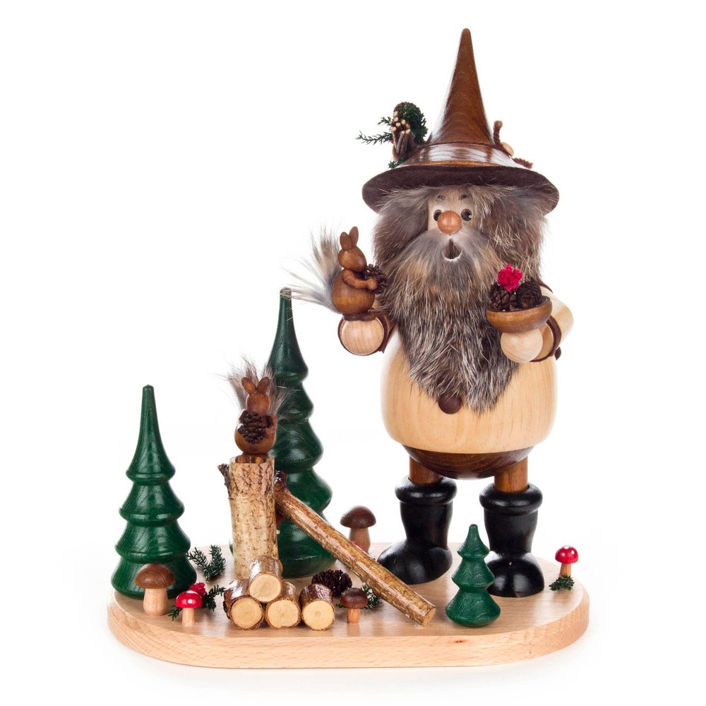 Gnome Forest Squirrel Incense Smoker