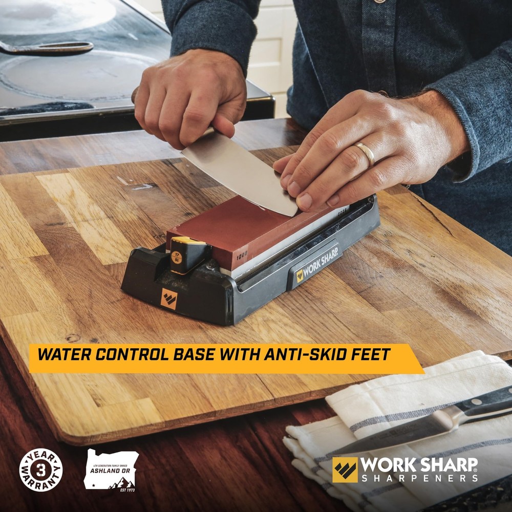 Work Sharp Benchtop Whetstone Knife Sharpener - For Knives & Edged Tools - Kitch