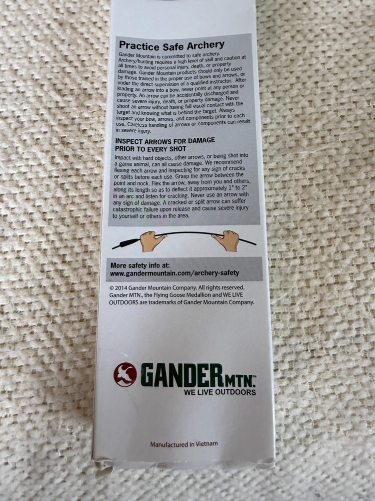Gander Mountain Tec Hunter Series Carbon Arrows