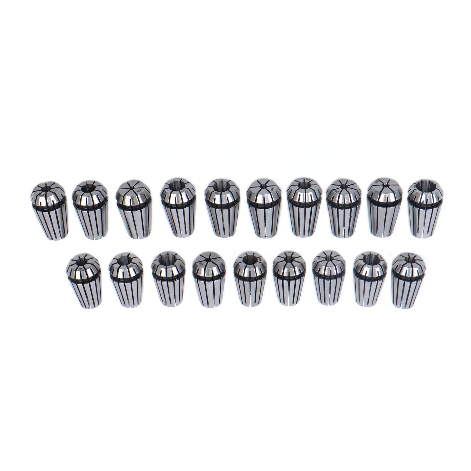 19 Pack ER16 Spring Collet Set For CNC Milling Lathe Tool Engraving Machine